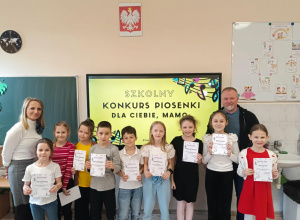 Szkolny Konkurs Piosenki "Dla Ciebie, Mamo" dla klas I-III